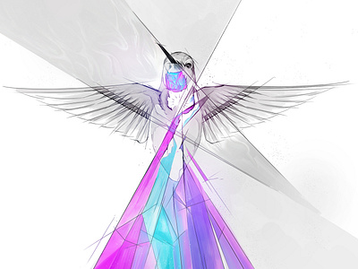 Crystal Feathers - Hummingbirds