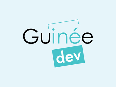 Guinee dev branding design flat illustration logo minimal vector