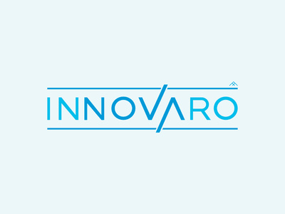 Innovaro branding design flat illustration illustrator innovaro logo minimal typography vector