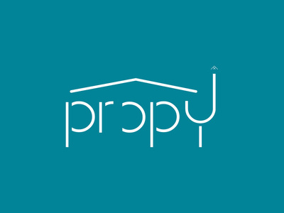 Propy2 branding design flat illustration logo minimal vector