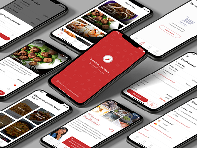 Republic kitchen food app mobile app recipe app ui ui design