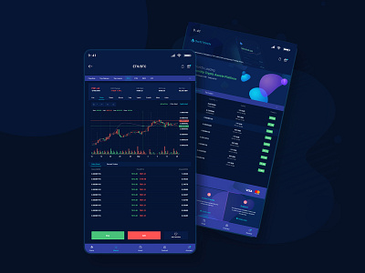 Cryptocurrency Trading App bitcoin crypto crypto trading currency exchange digital currencies ico ico agency ico consulting ico landing ico template investment saas