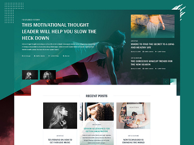 Creative Blog Magazine Template