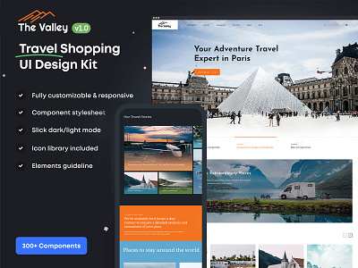 Travel Shopping UI Kit