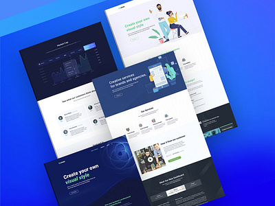 ICO Landing Page agency design ico agency landing page website