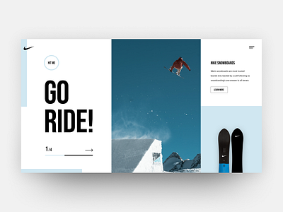 Nike Snowboards - Desktop Concept