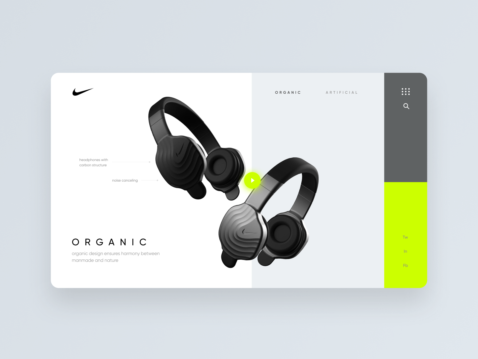reactie Discriminatie op grond van geslacht hoogtepunt Nike Organic Headphones - Desktop Concept by Bruno Alves on Dribbble