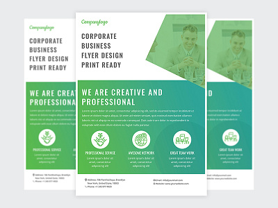 Corporate Business Flyer Free PSD best flyer design corporate flyer flyer flyer design free flyer photoshop poster design print ready flyer