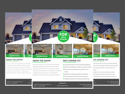 Free Real Estate Flyer PSD