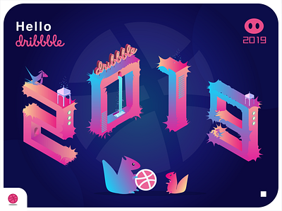 Hello Dribbble 插图