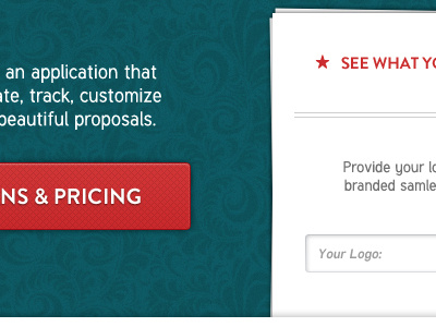 Pricing button form pattern texture