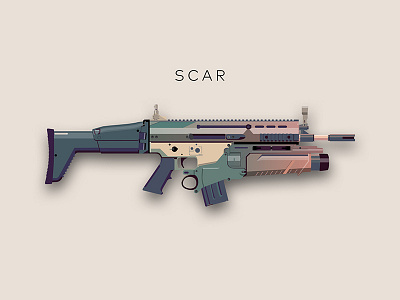 Scar airsoft gun scar weapon
