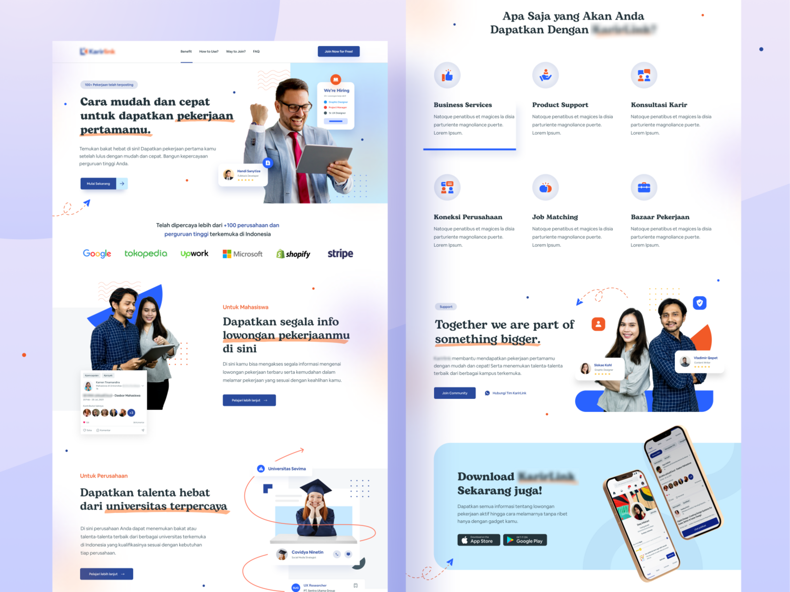 Linkjob - Job Search Platform 👌 by Ari Fianto on Dribbble