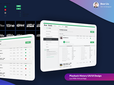 Playback History UI Design app design bearliu beartalk design interaction design ui uidesign