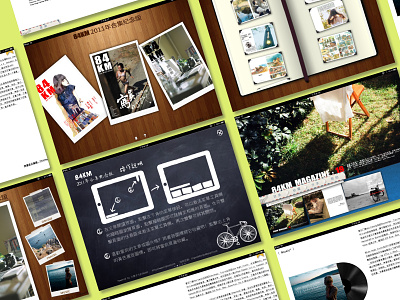 UI Design - 84km, an independent magazine for iPad