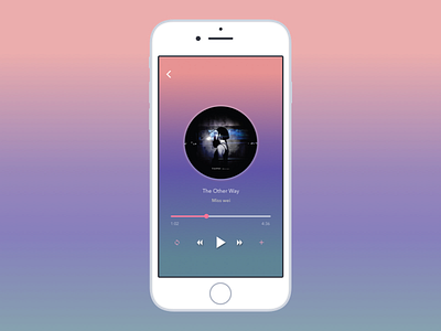 Daily UI #009 dailyui musicplayer