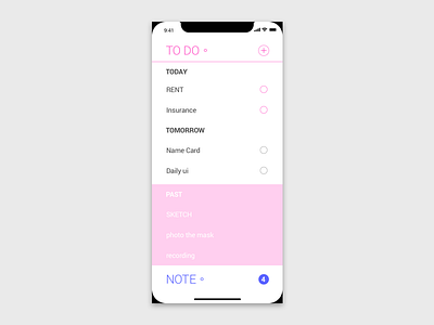 Daily UI #042 dailyui todolist