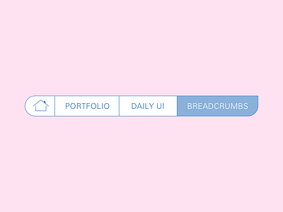 Daily UI #056 breadcrumbs dailyui