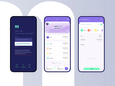 Cryptocurrency wallet made easy and simple app crypto wallet cryptocurrency design ui ux