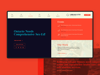 Homepage deisgn fold-2 design typography ui ux website design