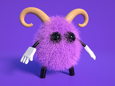 C4D cartoon character practice