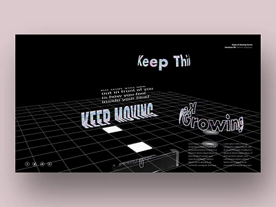 UI For Game development Company | Kinetic Typography 3d animation branding c4d concept illustration kinetic typography landing page landingpage motion portfolio title typeface ui ux