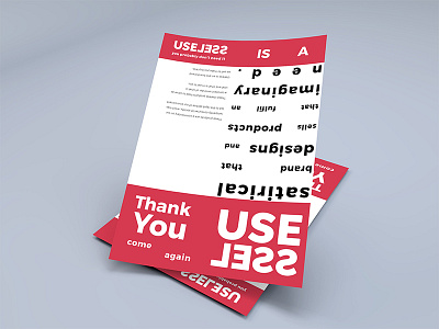 Useless™ Brand Brochure/flyer