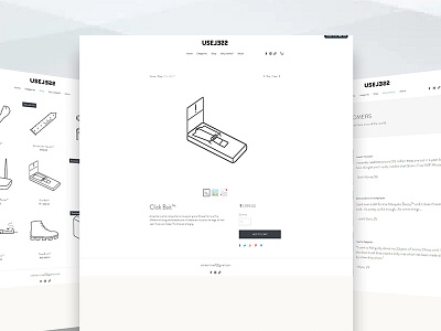 Useless™ Website Wireframes advertising brand branding product ui useless ux website wireframe