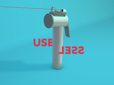 Useless™ Tactical Faucet™ 3d advertising brand branding c4d faucet health model montserrat posterama render useless
