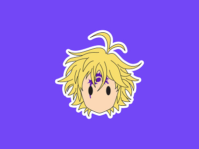 Vectober Day 23 - Ancient adobe adobe illustrator ancient design flat flat illustration illustration illustrator inktober inktober2019 meliodas series seven deadly sins sticker vector