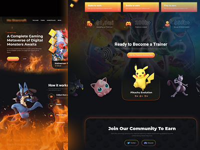 Pokemon NFT UI Design