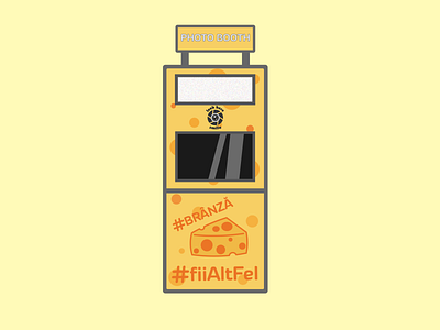 Brânză Project cartoon digitalart flatdesign illustration lineart photobooth saycheese vectordesign