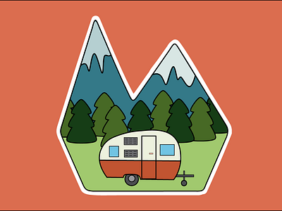 Camper Sticker