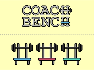Coach Bench logo idea adobeillustrator brandidentity coachbench flatdesign illustration lineart logo vectordesign