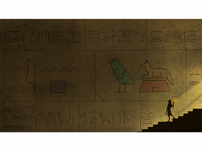 The underworld of Anubis illustration