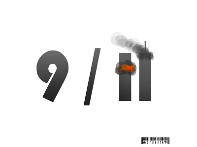 9/11 typography