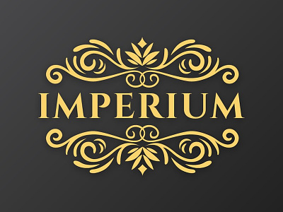 Imperium Logo Vector abstract art branding decorative design floral illustration logo ornament vector