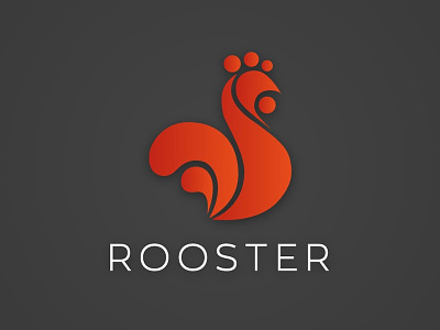 Rooster Logo Vector abstract animals art chicken decorative floral illustration logo rooster vector