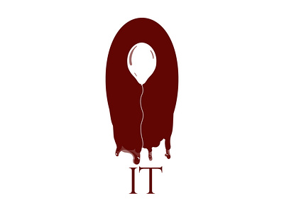 'IT' From Scary Movie design digital art digital painting graphic graphic design illustration minimal movie poster vector