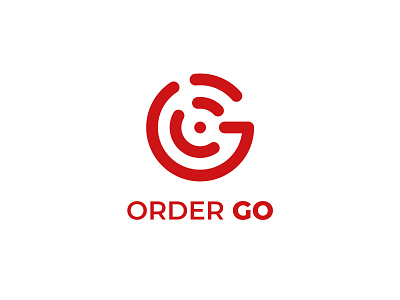 OrderGo | Logo artwork branding creative deigner graphic deisgn graphics illustration logo logo design logodaily red vector
