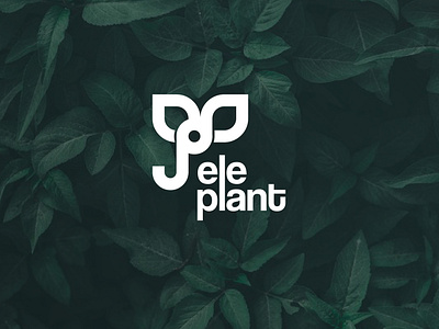 Elephant | Logo artwork badge branding creative deigner design elephant elephant logo graphc graphic design graphic deisgn illustration lettermark logo logo design logodaily plant plant logo typography vector