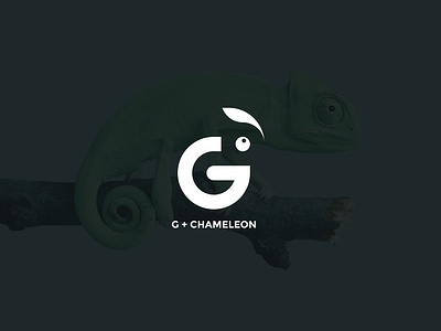 Chameleon | Logo artwork awesome logo branding chameleon character design creative cute elegant elegant font graphic deisgn green icon illustration lettermark logo logo design logodaily monogram logo simple vector