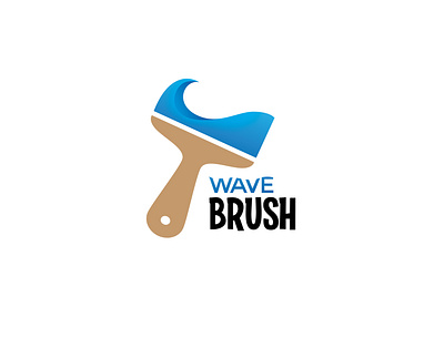 Wave Brush | Logo artwork blue branding brush brush logo creative creativity gradient graphic deisgn logo logodaily ocean paint logo sea vector water watercolor wave wave logo waves