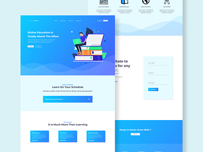 Online Education - Landing Page