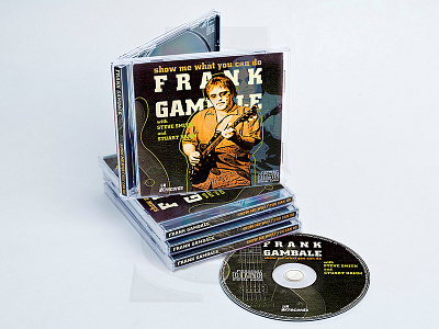 CD Cover Design - Frank Gambale cover design graphics design