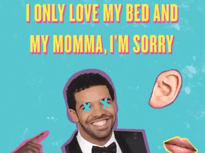 Mother’s Day ft. Drake collage design drake mothers day typography