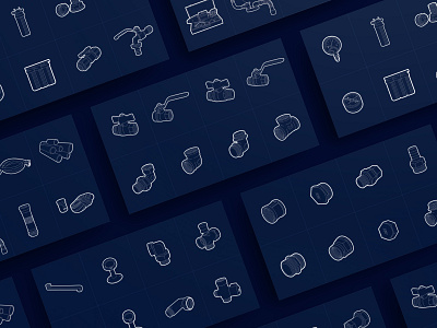 Illustration set clean icon set icons illustration illustrations minimal