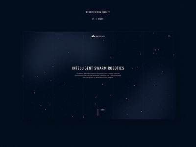 UAVs website concept