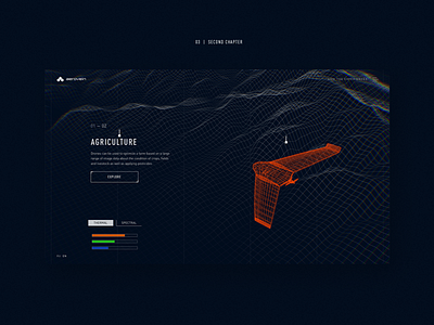 UAVs website concept #3