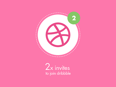 Dribbble invite clean dribbble dribbble invite icon invitation simple